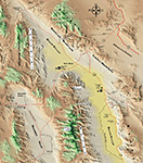 Landkarte Death valley NP