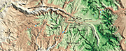 Landkarte Yosemite NP, Tioga Road